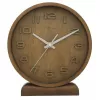 NeXtime kell 5192gs Wood Wood Small, 22x20 cm, seinakell, puit, hall