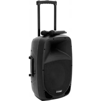Omnitronic MES-15BT2 juhtmeta PA-süsteemi kõlar 15-tolline Bluetooth-ühendus