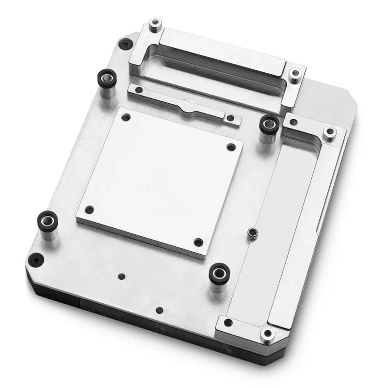 Water block EK Water Blocks akrüül messing must hõbedane