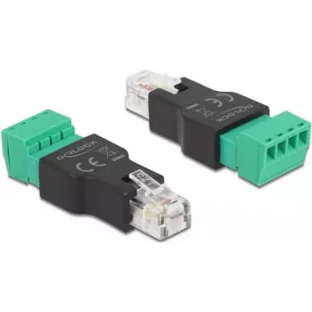 Adapter RJ11/14 isane klemmiplokile 4 kontakti DeLOCK 66527
