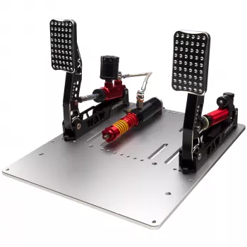 Simagic P2000 Hüdrauliline 2-pedaaliga komplekt, 200KG koormusanduriga - Crimson Edition