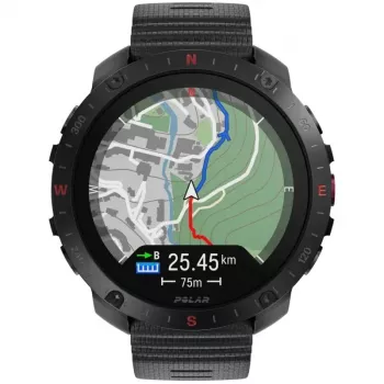 Polar Grit X2 Pro 3,53 cm (1.39) AMOLED Digitaalne 454 x 454 Pikslit Puuteekraan Must GPS (900110283)