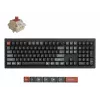 Mehaaniline täissuuruses (100%) klaviatuur Keychron V6 Ultra 8K — QWERTY, Bluetooth, RGB LED, must