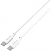 4smarts USB-C / USB-C silikoonkaabel High Flex 60W 1,5m valge