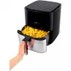 Clatronic FR 3782 H, õhufritüür, 5 l, 80 °C, 200 °C, üksikpilt, must, roostevaba teras