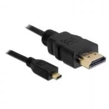 HDMI-kaabel DeLOCK 2 m tüüp A tüüp D must