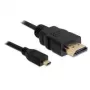 HDMI-kaabel DeLOCK 2 m tüüp A tüüp D must