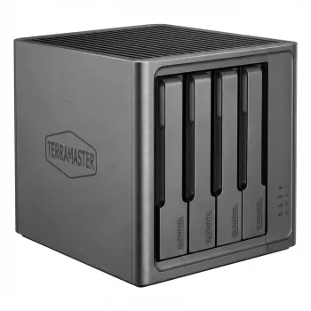NAS TERRAMASTER F4 SSD Quad-Core 8GB DDR5 4-bay NAS draividele SSD