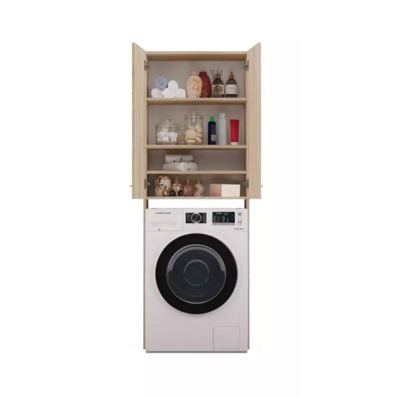Vannitoa seinakapp top e shop POLA DD SONOMA, tammekarkass, seinale kinnitatav, 4 riiulit