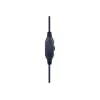 Wired gaming headset GEMBIRD GHS-05-B, circumaural, 20–20000 Hz, 2 m kaabel, 250 g, Must/blue