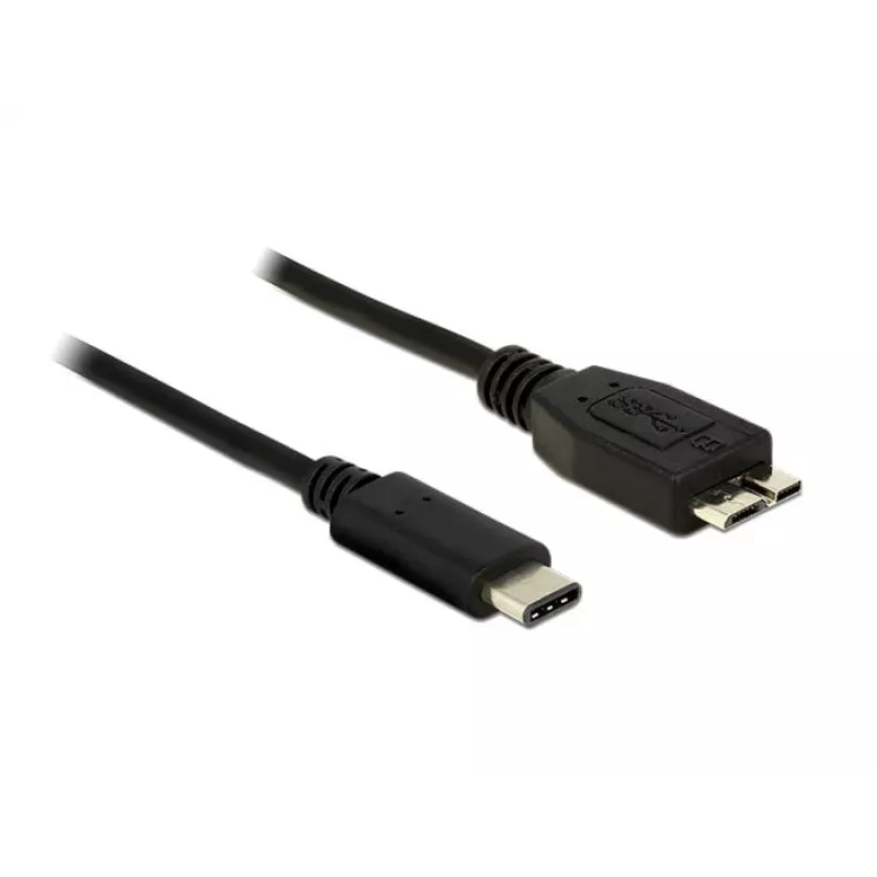 USB-kaabel DeLOCK 1 m USB 3.1 USB 3.2 Gen 2 USB C Micro-USB B Must