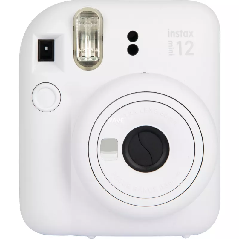 Hetkkamera Fujifilm Instax Mini 12 Valge — 86×54 mm prindid, 60 mm fookuskaugus, AA patarei