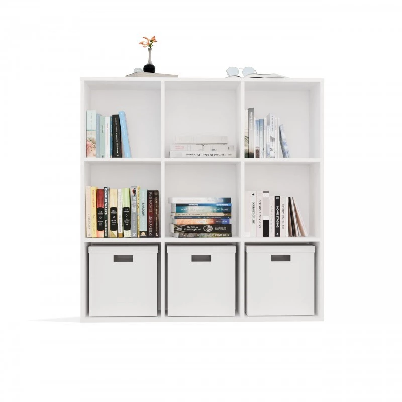 MALAX 3x3 H Valge SHELVING UNIT