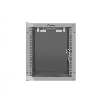 Seinale kinnitatav kapp LANBERG WF10-2306-10S, 6U, 336×280×310 mm, hall, 20 kg