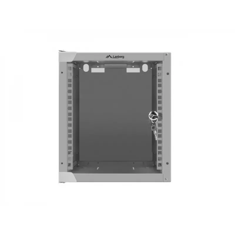 Seinale kinnitatav kapp LANBERG WF10-2306-10S, 6U, 336×280×310 mm, hall, 20 kg