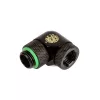 Adapter 90° BitsPower BP-MB90R2LD G1/4 tolline isane G1/4 tollisele emasele, 2x pööratav pöördliide