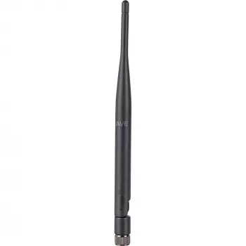 DeLOCK WLAN-antenn - antenn - 5 dBi (2,5 GHz jaoks), 5 dBi (5,825 GHz jaoks) - mitmesuunaline - must (88393)
