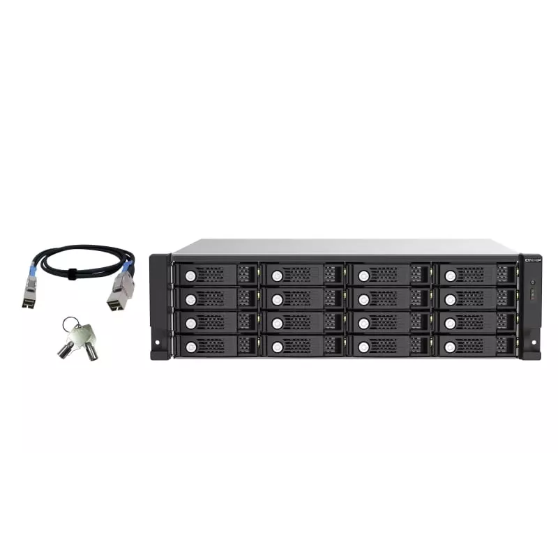 QNAP TL-R1620Sep-RP HDD korpus, must/hall 2.5/3.5 tolli