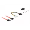 DeLOCK 5,25 mobiilne raam 1 x 2,5 + 1 x 3,5 SATA HDD + 2 x USB3.0 pordi jaoks - mobiilne mäluraam - 6,4 cm, 8,9 cm (2.5, 8,90cm (3.5)) (47209)
