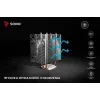 Jahutusradiaator SAVIO SAVGCOFROSTX2 120 mm must, 2 soojustoru, 800–1800 p/min, 4‑kontaktiline