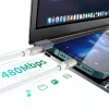 4smarts USB-C to kaabel PremiumCord 60W 3er Set 0.5m+1.5m+3m Valge - Hõbedane, Valge - 3er (540621)