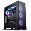 PHANTEKS Eclipse G400A PC-korpus + Glacier M25 Gen2 AiO-vedelikjahutus - must