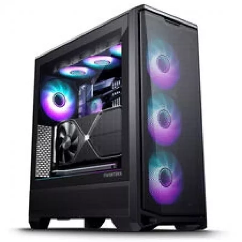 PHANTEKS Eclipse G400A PC-korpus + Glacier M25 Gen2 AiO-vedelikjahutus - must