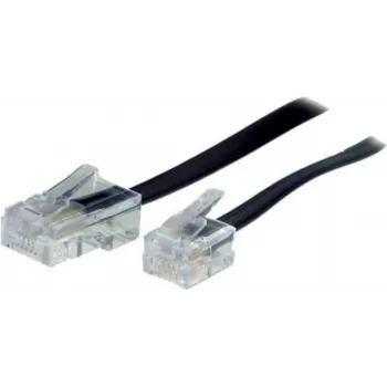 S/CONN 10m RJ11 - RJ45 must läbipaistev kaabel TC 70260