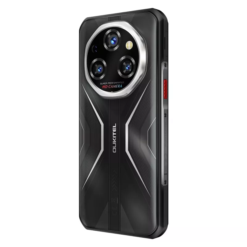 Nutitelefon Oukitel WP55Pro 6,6-tolline 16 GB muutmälu 512 GB salvestusruum must