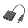 USB graafikaadapter GEMBIRD A-USB3-HDMI-02, HDMI väljund, kuni 1920x1080, must, 36 g