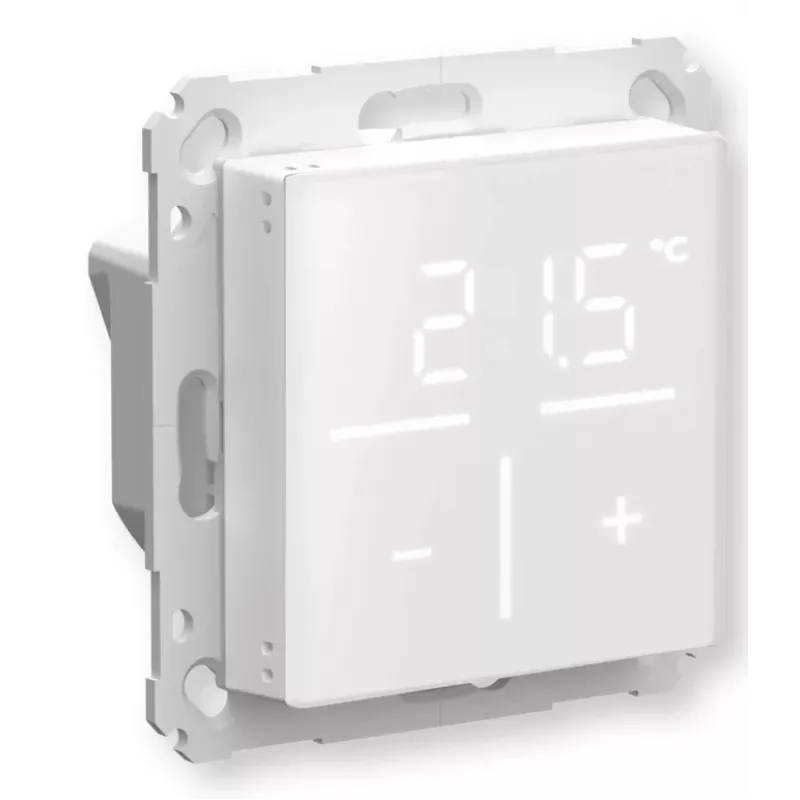 Klaasist seinatermostaat Homematic IP mudel 161458A0 — digitaalne, valge, 230 V, IP20