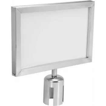 EUROLITE viitasilt tõkkele 317×215 mm hõbedane