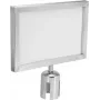 EUROLITE viitasilt tõkkele 317×215 mm hõbedane