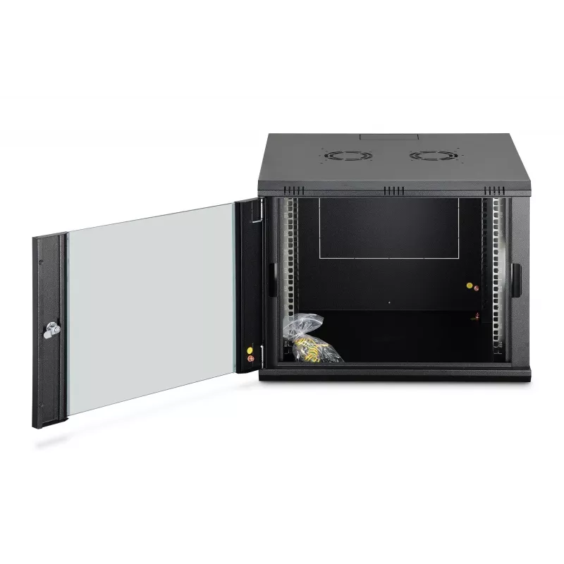 Seinale paigaldatav võrgukapp DIGITUS Dynamic-N 9U 19 tolli 600x600 mm, IP20, võtmelukk, monteerimata