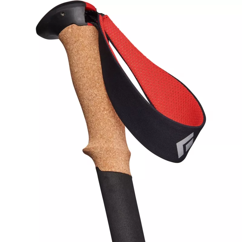 Matkakepid Pursuit FLZ M/L, treeningseade must/punane, 1 paar, 125-140 cm