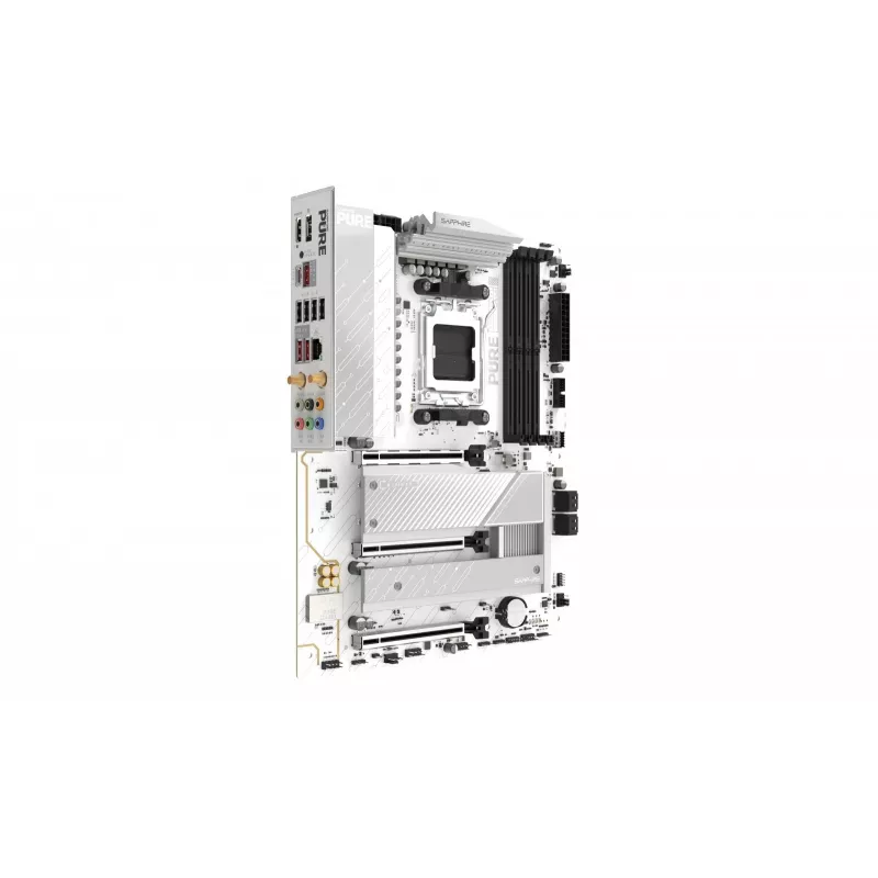 Emaplaat Sapphire PURE B850A WIFI7 ATX — B850 kiibistik, Wi‑Fi 7, DDR4 tugi
