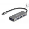 DeLOCK 63173 USB-jaotur USB-C 5000 Mbit/s Must