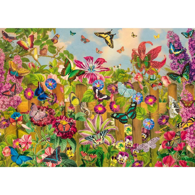 Pusle schmidt spiele Beautiful Butterfly Garden — 2000 tk, mudel 59746
