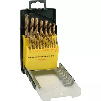 Bosch Prom 19-osaline metallipuuride komplekt HSS-TiN | 2607017152 Puurikomplekt 19 tk