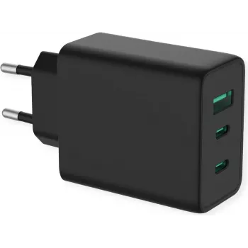 ROTRONIC-SECOMP Value - Toiteplokk - GaN-tehnoloogia - 65 vatti - 5 A - 3 väljundporti (USB, 2 x USB-C)