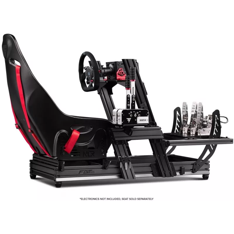 Next Level Racing - F-GT Elite Formula & GT Alumiiniumprofiiliga Simulaatori Kokpit - Külg- Ja Esikinnitusega Versioon (396039)