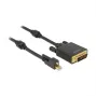 Videokaabli adapter DeLOCK 83726 Mini DisplayPort-DVI-le 2m Must