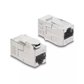 Keystone-ühendusmuhv DELOCK RJ45 emane RJ45 emasele — inline võrguühendusmuhv (mudel 90796)