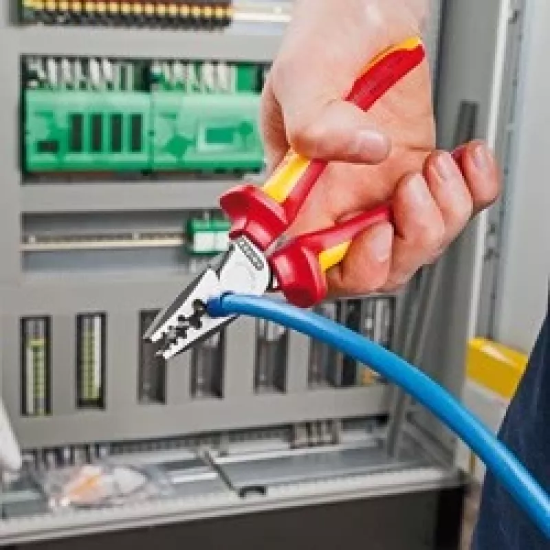 Kaablikrimpsimise kombinatsioonitööriist Knipex 97 78 180 T