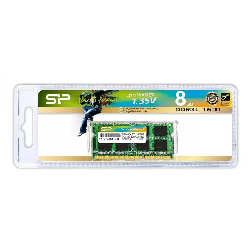 Mälumoodul Silicon Power DDR3L 8GB 1600MHz SO-DIMM 204-pin 1.35V CL11