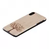 Telefoniümbris man and wood iPhone XS Max jaoks — õunapuupuit, must
