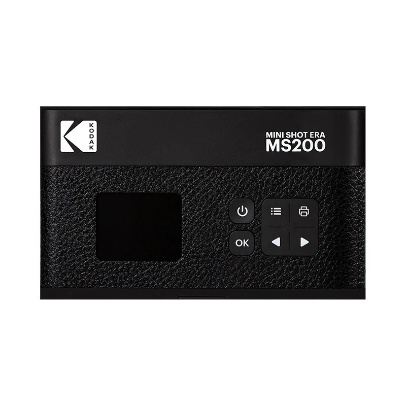 Kodak Mini Shot 2 Era kiirkaamera — kaasaskantav hetkfotokaamera sisseehitatud printeriga, must