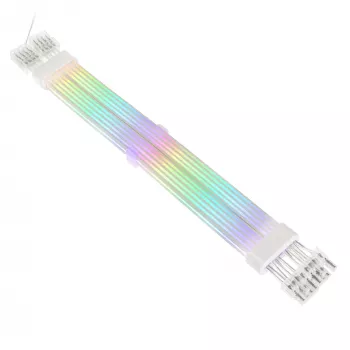 PCI-E 8-pin pikenduskaabel Kolink Umbra Radiant ARGB — kahekordne 2× 8-pin, varjestatud pikendus GPU toitele