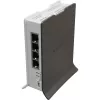 MikroTik hAP ax lite LTE6 L41G-2axD&FG621-EA 802.11ax 574 Mbit/s Ethernet LAN (RJ-45) pordid 4 Võrgutoetus Ei MU-MiMO Ei Ei mobiilne lairiba Antenni tüüp Sisemine