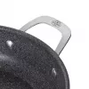Induktsiooniga fritüürpann 2 käepidemega BALLARINI Salina Granitium 24 cm 75002-811-0